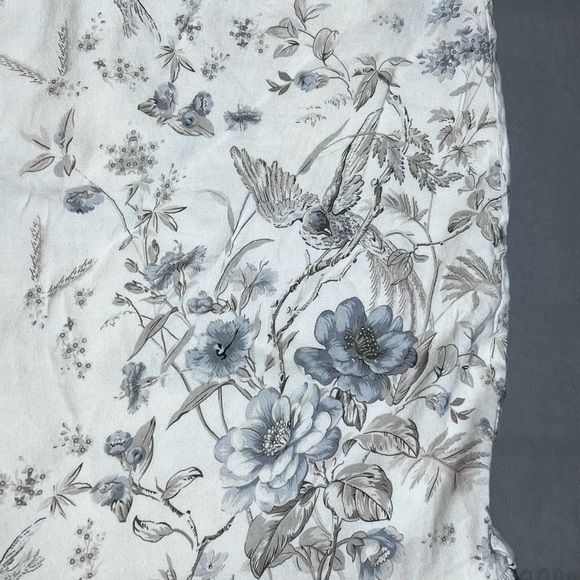 V Chapman The Violet Dress Linen Blend in Blue Murano Size 8 - Picture 10 of 14